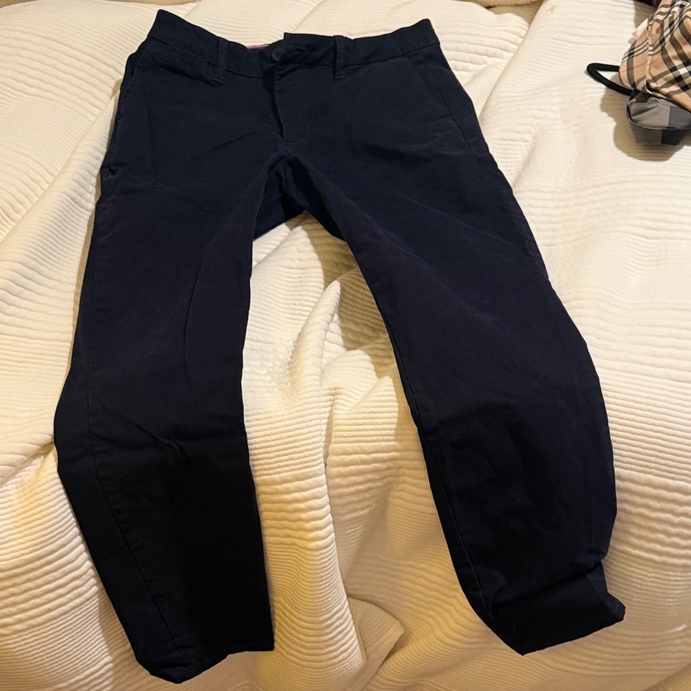 Tommy Hilfiger Women's Navy Chinos